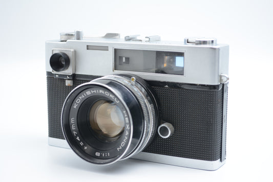 Konica Auto S with Konishiroku Hexanon 47mm F1.9