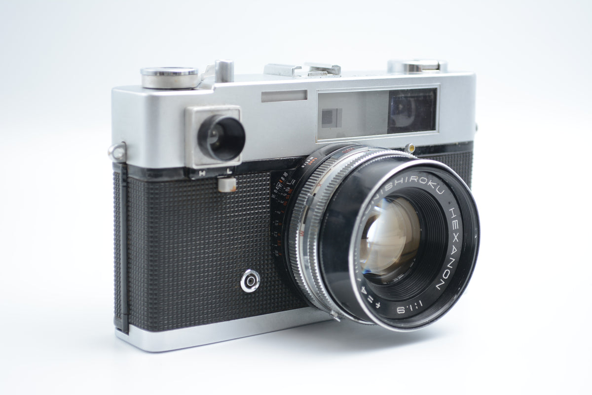 Konica Auto S with Konishiroku Hexanon 47mm F1.9