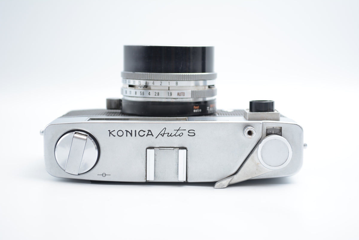 Konica Auto S with Konishiroku Hexanon 47mm F1.9