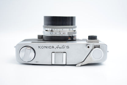 Konica Auto S with Konishiroku Hexanon 47mm F1.9