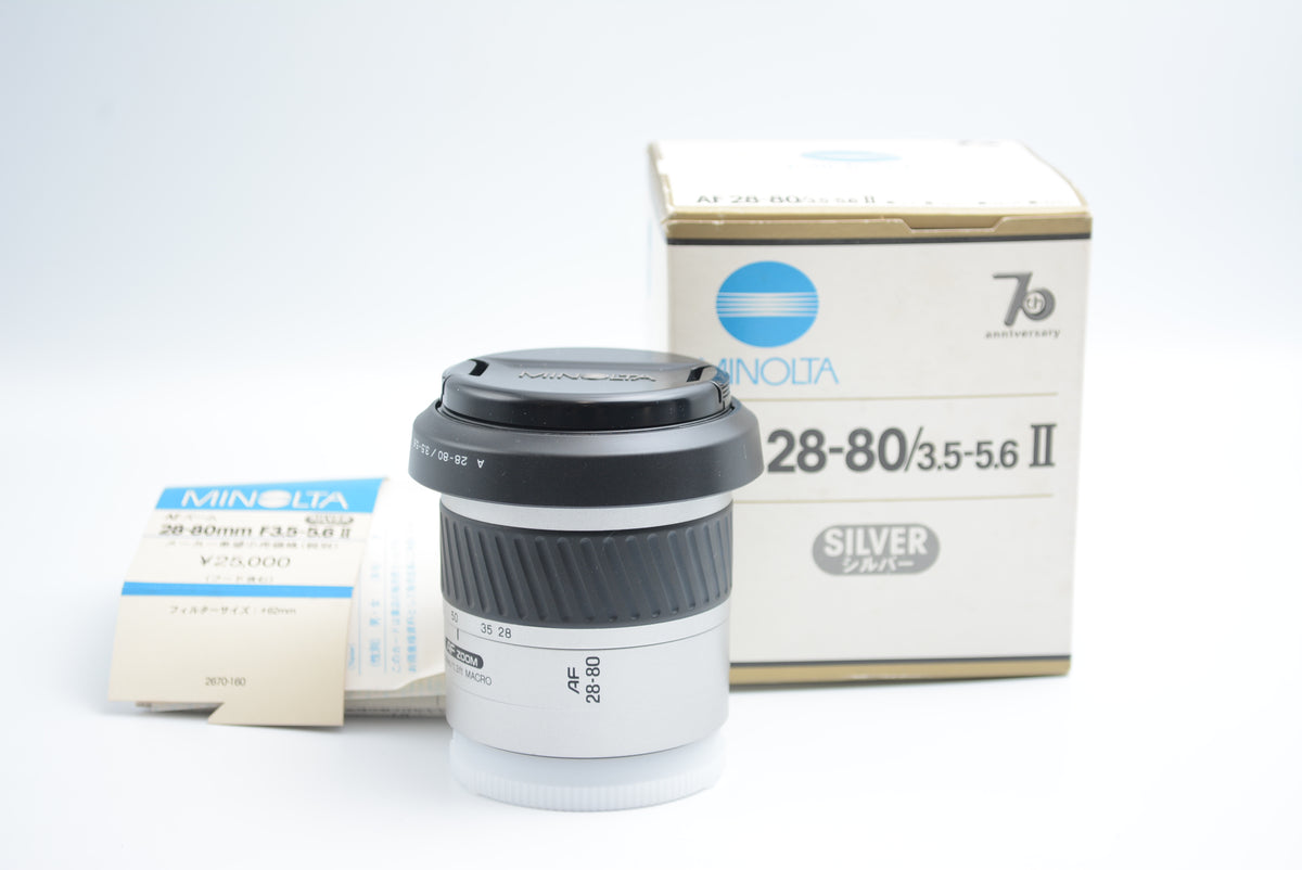 Minolta AF Zoom 28-80mm F3.5-5.6 II Silver