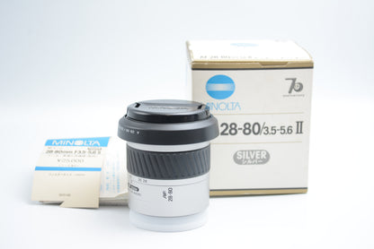 Minolta AF Zoom 28-80mm F3.5-5.6 II Silver