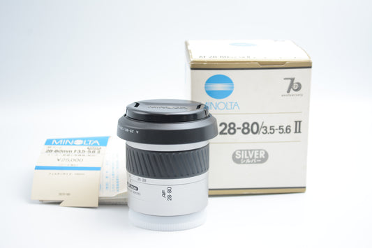 Minolta AF Zoom 28-80mm F3.5-5.6 II Silver