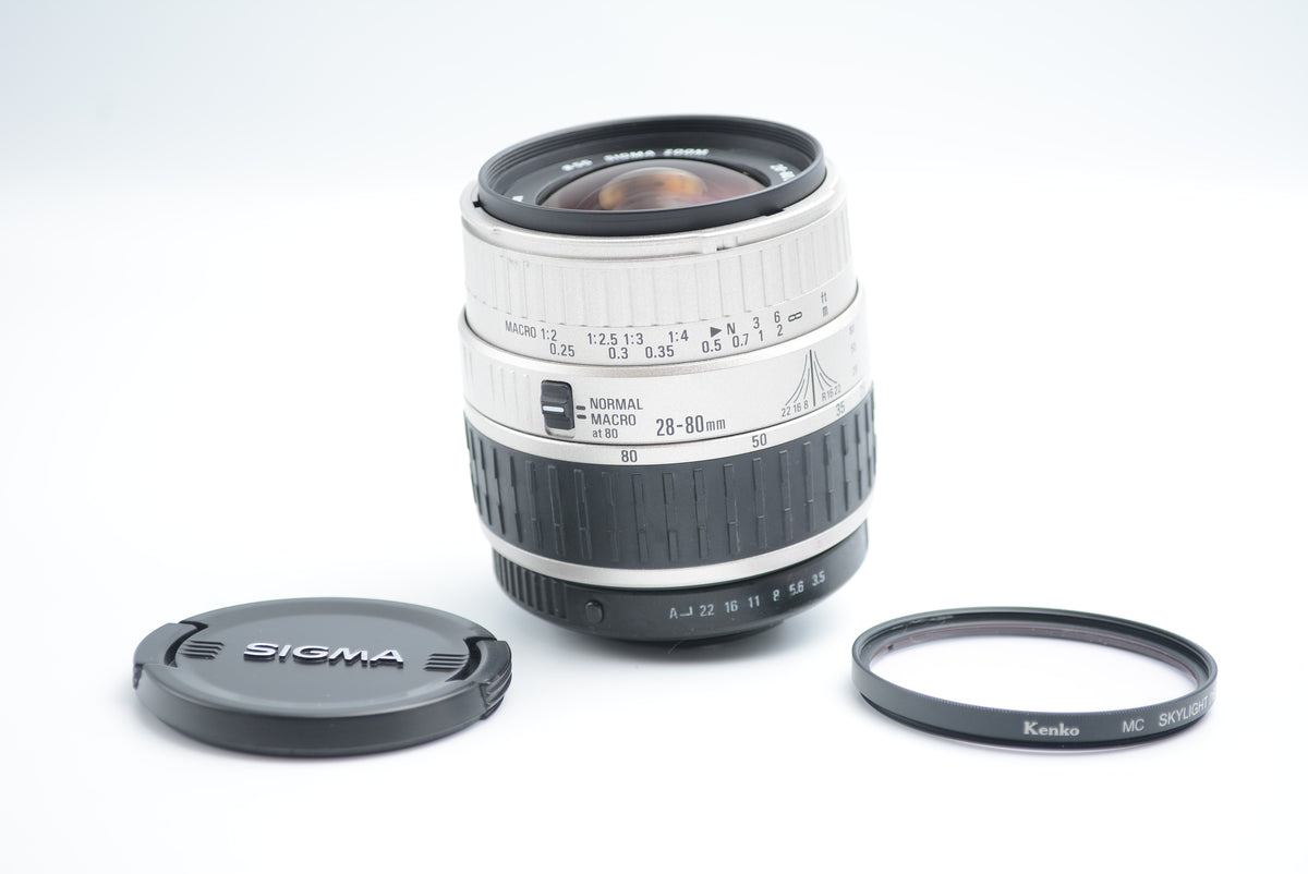 Sigma AF Zoom 28-80mm F3.5-5.6 II Macro Silver for Pentax K