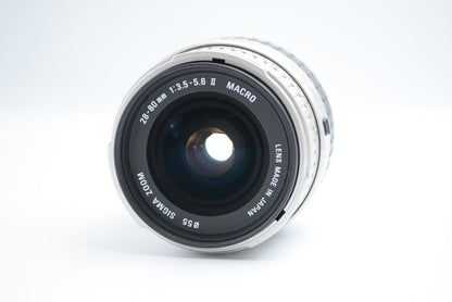 Sigma AF Zoom 28-80mm F3.5-5.6 II Macro Silver for Pentax K