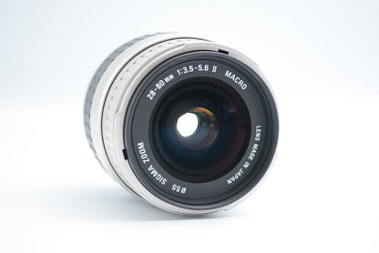 Sigma AF Zoom 28-80mm F3.5-5.6 II Macro Silver for Pentax K