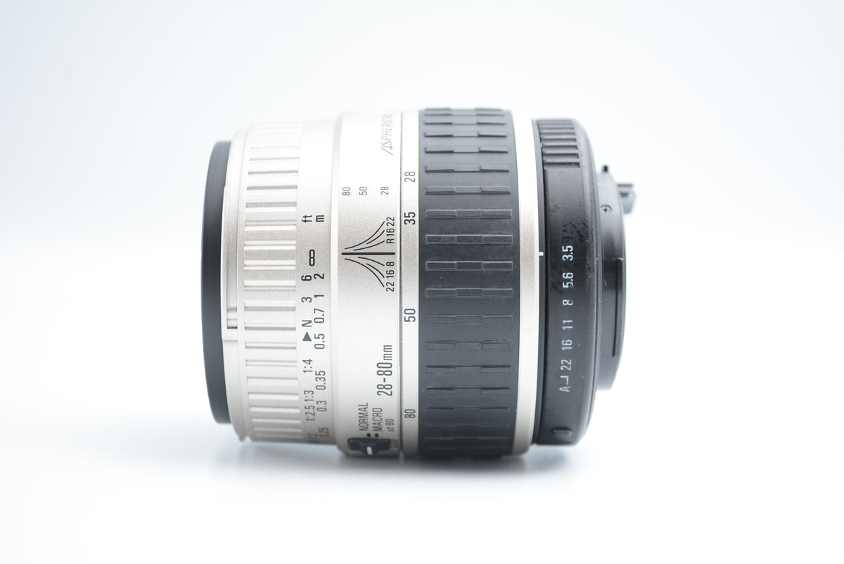 Sigma AF Zoom 28-80mm F3.5-5.6 II Macro Silver for Pentax K
