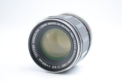 Minolta MC Tele Rokkor-QE 100mm F3.5