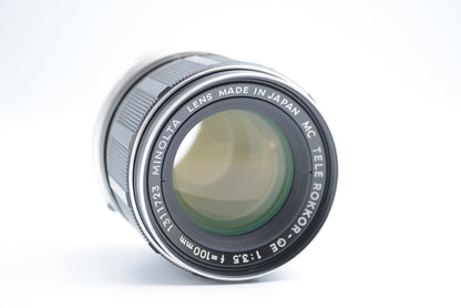 Minolta MC Tele Rokkor-QE 100mm F3.5