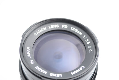 Canon FD 135mm F3.5 S.C.