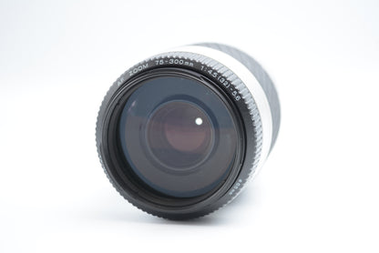 Minolta AF Zoom 75-300mm F4.5-5.6 Silver