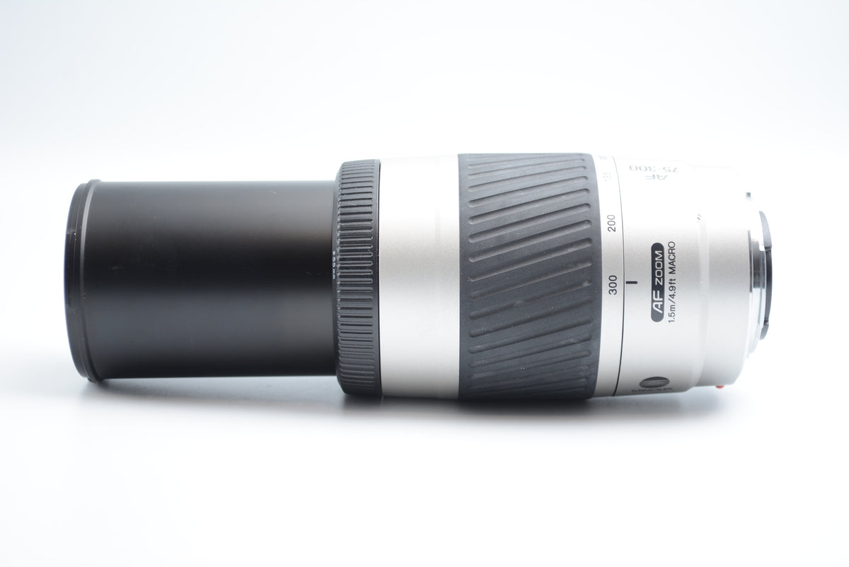 Minolta AF Zoom 75-300mm F4.5-5.6 Silver