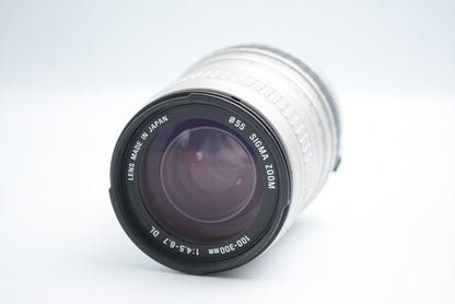Sigma AF Zoom 100-300mm F4.5-6.7 DL Silver for Canon EF