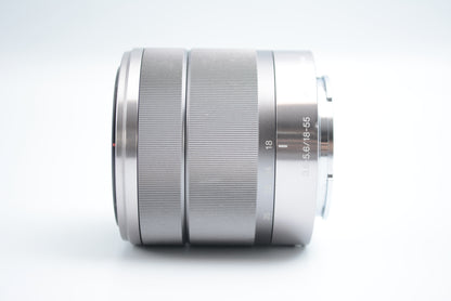Sony SEL1855 18-55mm F3.5-5.6 OSS Silver