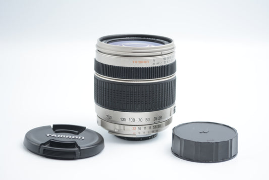 Tamron A03S AF 28-200mm F3.8-5.6 Super Zoom Aspherical XR [IF] Macro Silver for Nikon F