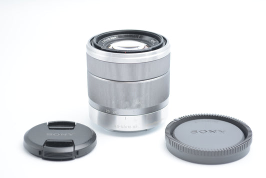 Sony SEL1855 18-55mm  F3.5-5.6 OSS Silver