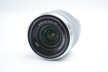 Sony SEL1855 18-55mm  F3.5-5.6 OSS Silver